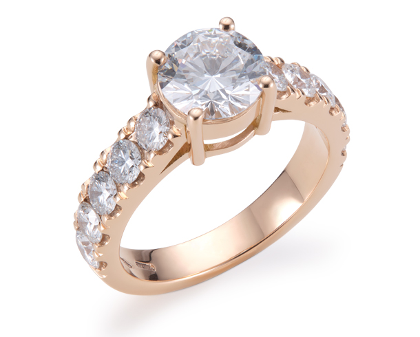 After editing — Engagement Ring Retouching (Jewelry Photo Editing)