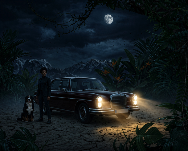After editing — Cinematic Mood Transformation (Creative Photo Manipulation)