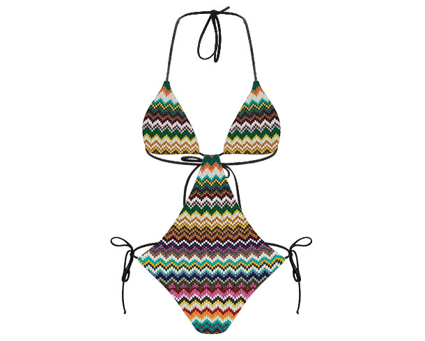 After editing — Swimwear Multi-piece Ghost Effect (Ghost Mannequin Effect)