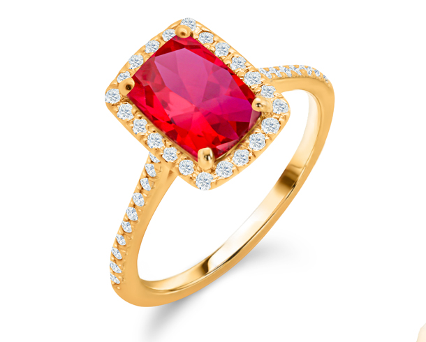 After editing — Gemstone Color Transformation (Jewelry Photo Editing)