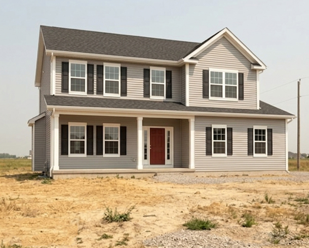 Before editing — Sky Replacement & Lawn Enhancement (Real Estate Photo Editing)