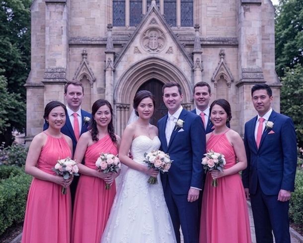 Before editing — Bridal Party Color Enhancement (Wedding & Portrait Editing)