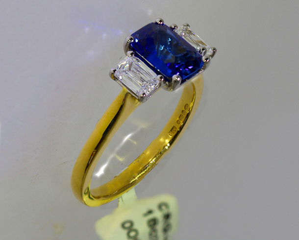 Before editing — Gemstone Ring Correction (Jewelry Photo Editing)
