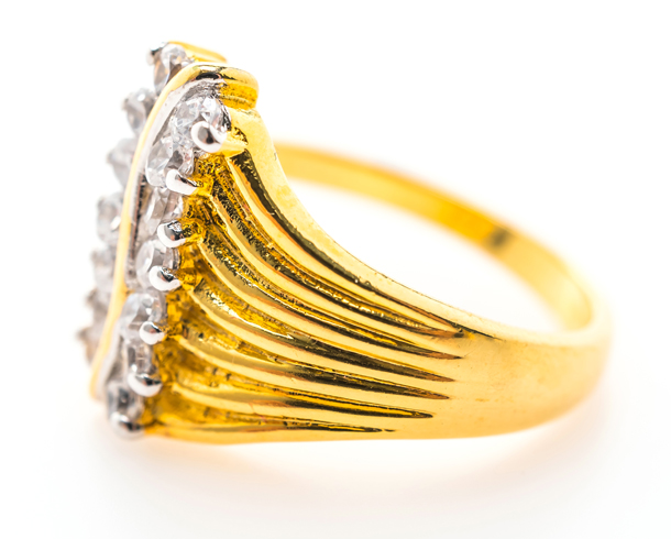 Before editing — Statement Ring Enhancement (Jewelry Photo Editing)